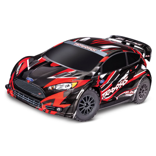 FORD-FIESTA-RALLY-BRUSHED-CLIPLESS-SANS-ACCUS-CHARGEUR-Rouge